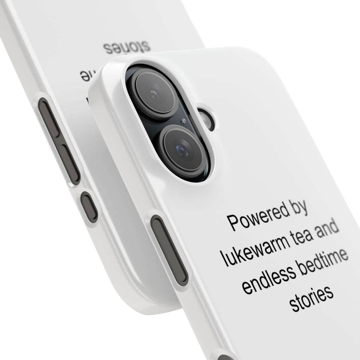 Mom Phone Case - Powered by Lukewarm Tea & Endless Bedtime Stories