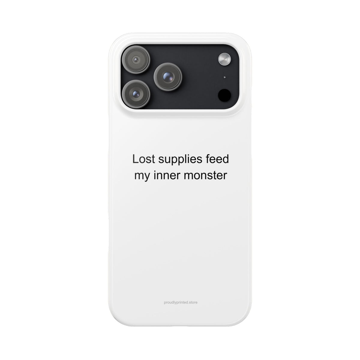 Kindergarten Teacher Phone Case - Lost Supplies Feed My Inner Monster