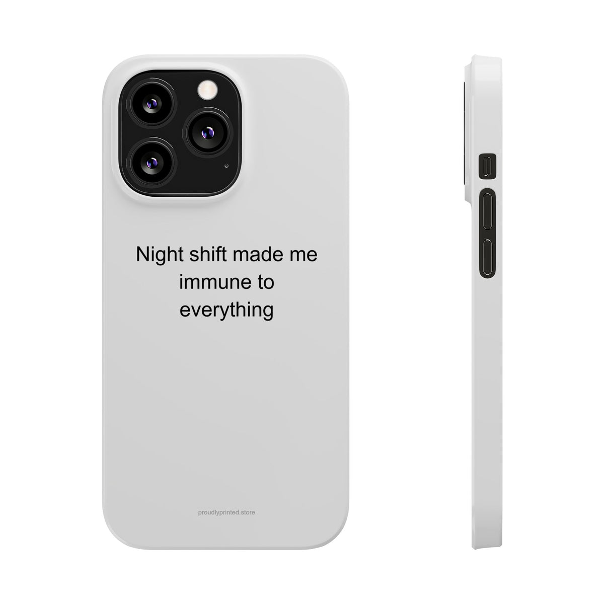 ER Nurse Night Shift Phone Case - Dark Humor Gift for Emergency Room Nurses