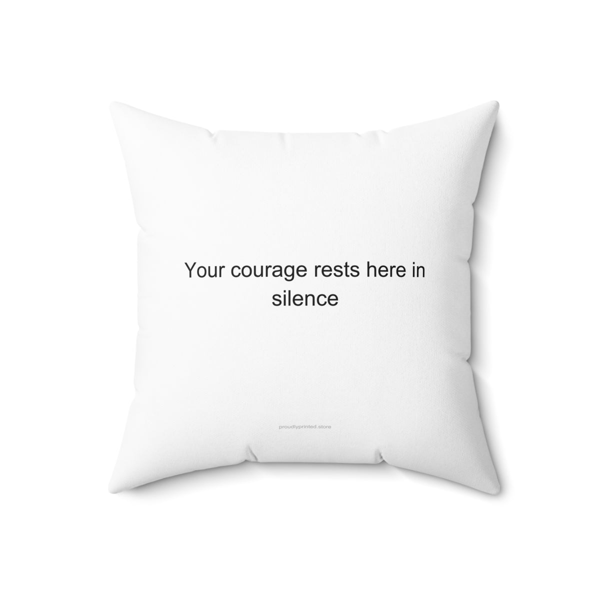 Motivational Marine Veteran Pillow – Courage Rests Here