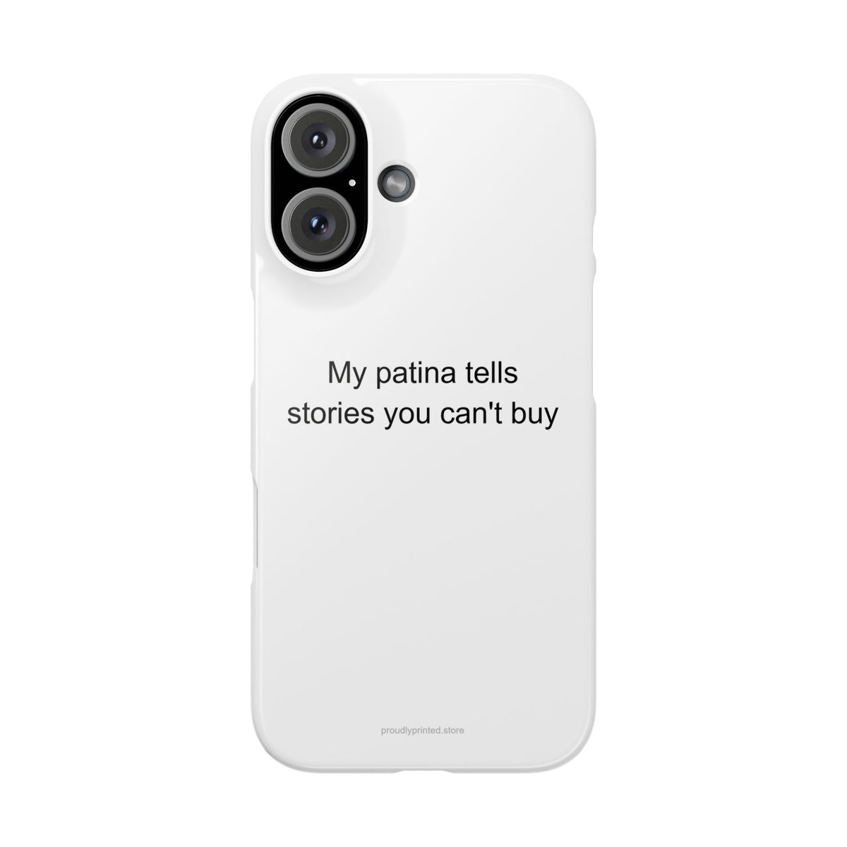 My patina tells stories you can't buy - Classic Car Restoration Phone Case