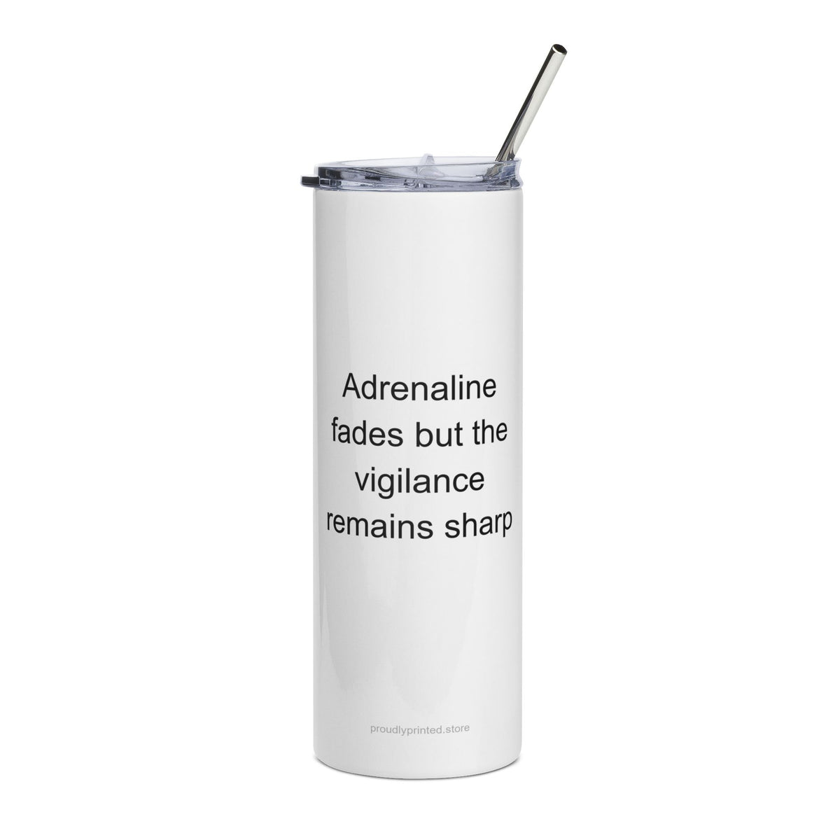 ICU Nurse Tumbler – Adrenaline Fades, Vigilance Remains Sharp Insulated Cup