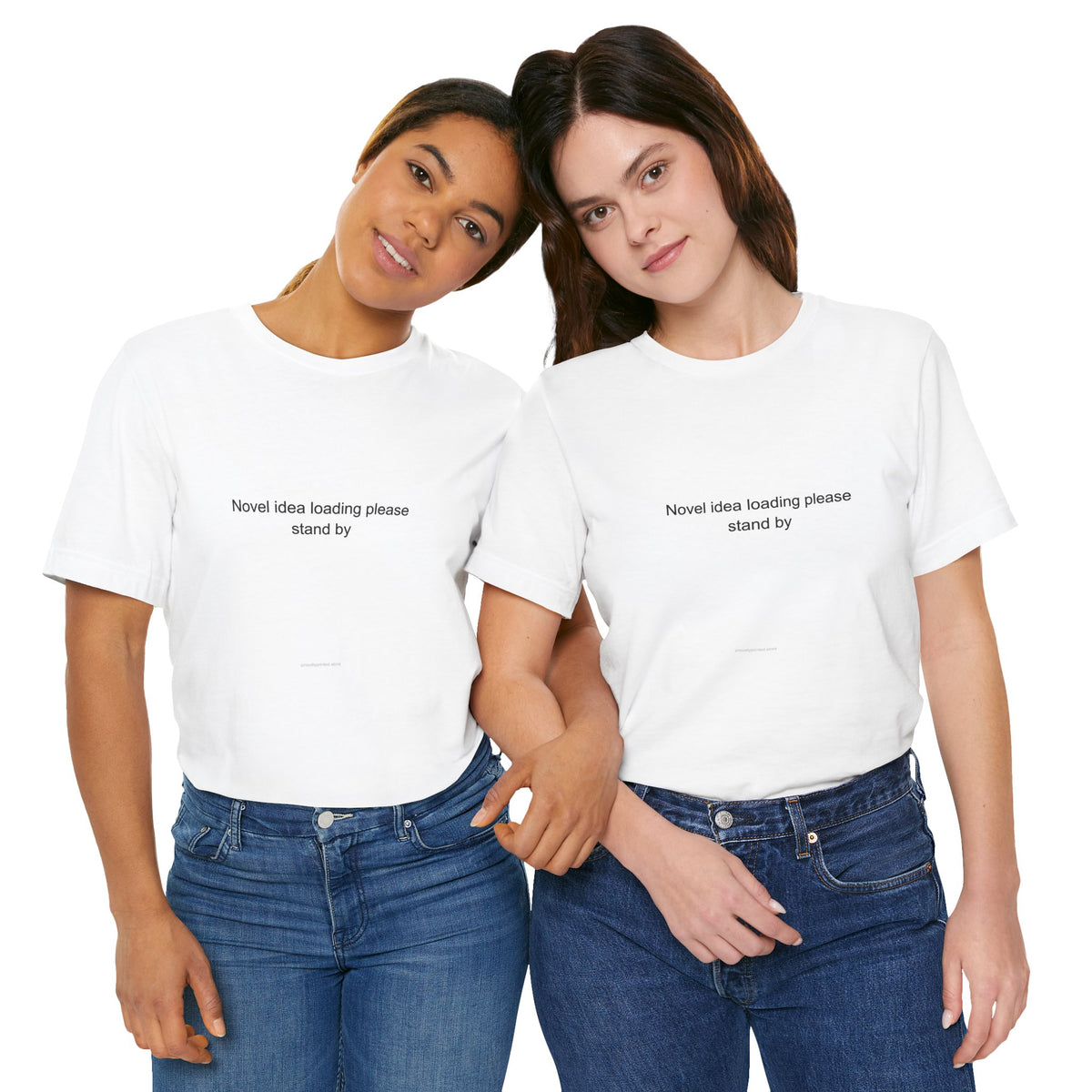 ADHD Adult Humor T-Shirt – Novel Idea Loading Please Stand By Tee