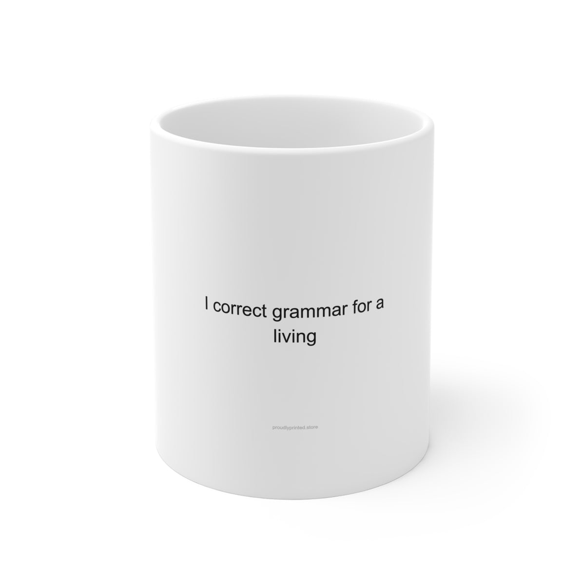 English Teacher Pride Mug – I Correct Grammar for a Living