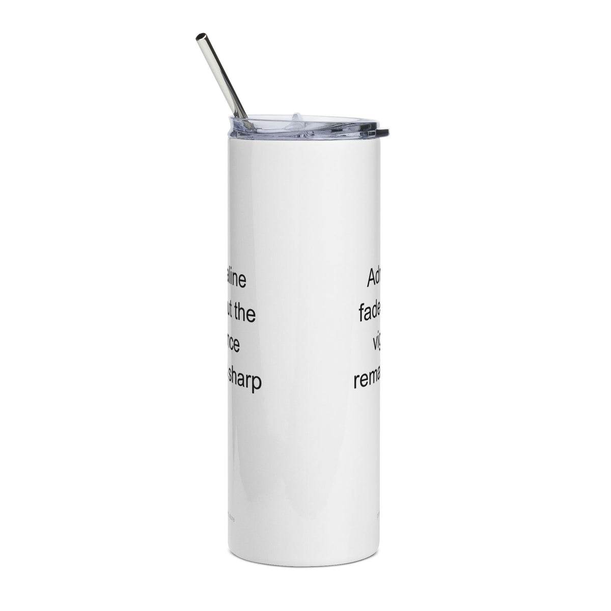 ICU Nurse Tumbler – Adrenaline Fades, Vigilance Remains Sharp Insulated Cup