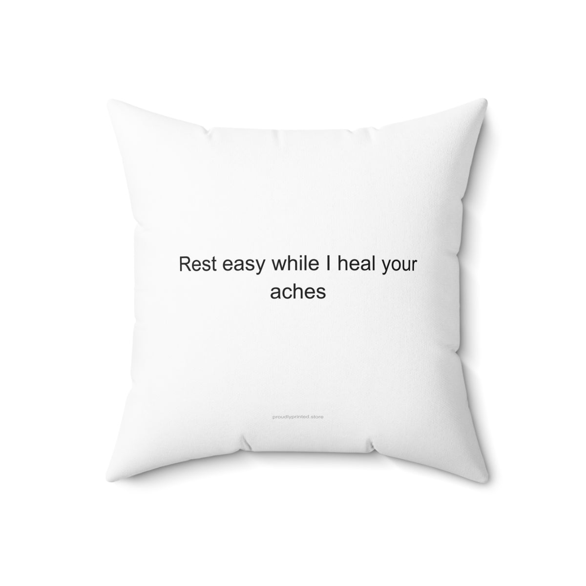 Heartfelt Physiotherapist Pillow – Rest Easy While I Heal Your Aches