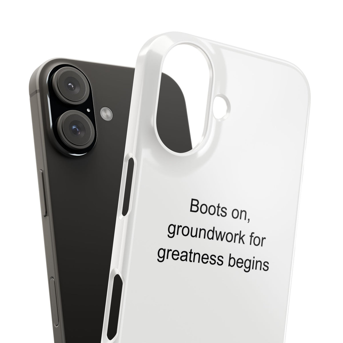 Landscaper Phone Case – Boots On, Groundwork for Greatness Begins