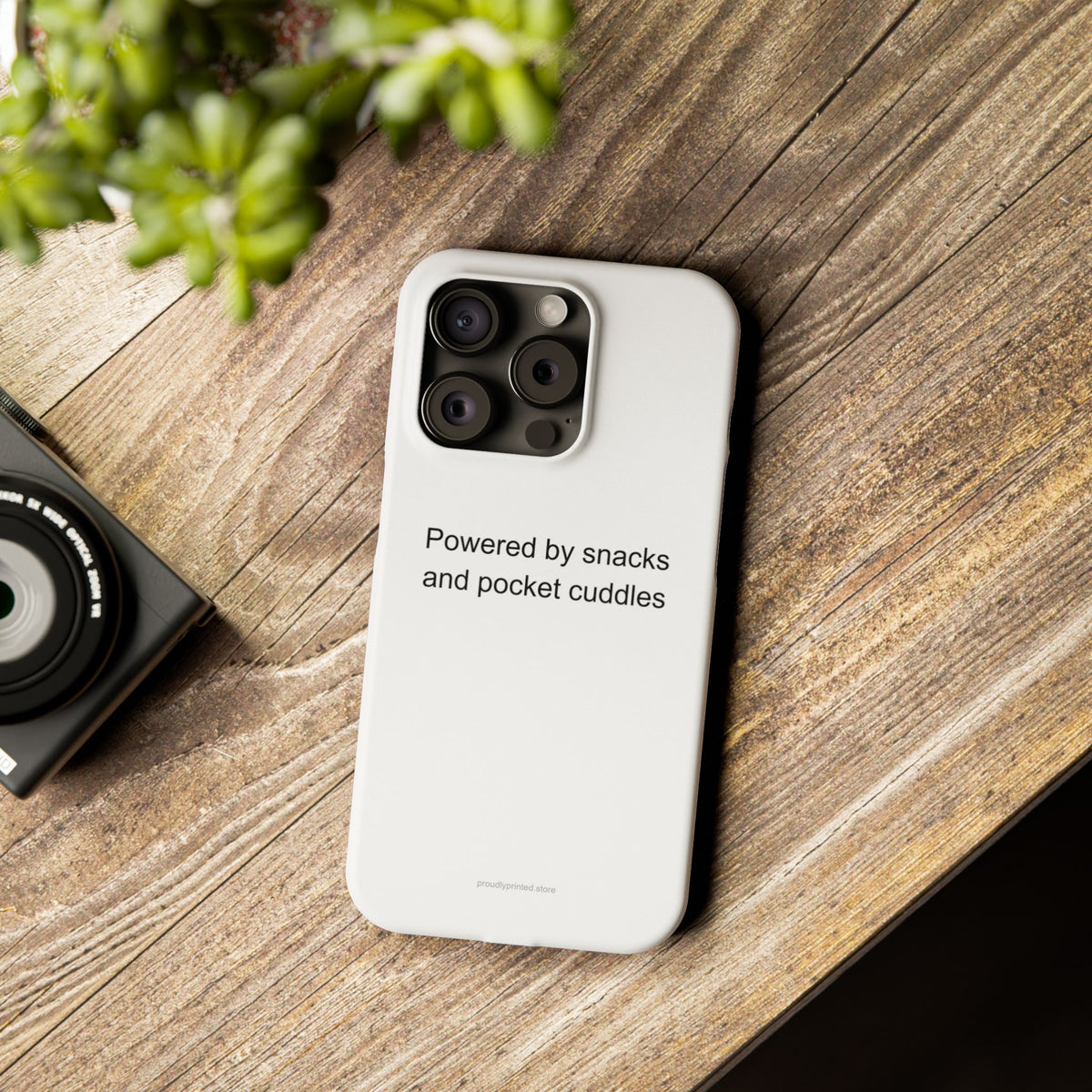 Bonus Dad Phone Case - Powered by Snacks and Pocket Cuddles