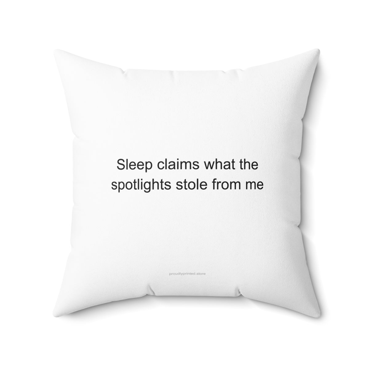 Singer Identity Pillow - Funny Dark Humor Gift for Musicians | Sleep Claims What