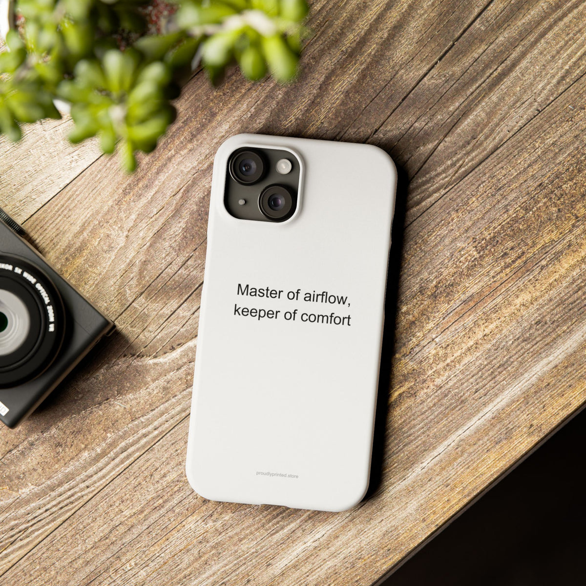HVAC Technician Phone Case – Master of Airflow, Keeper of Comfort