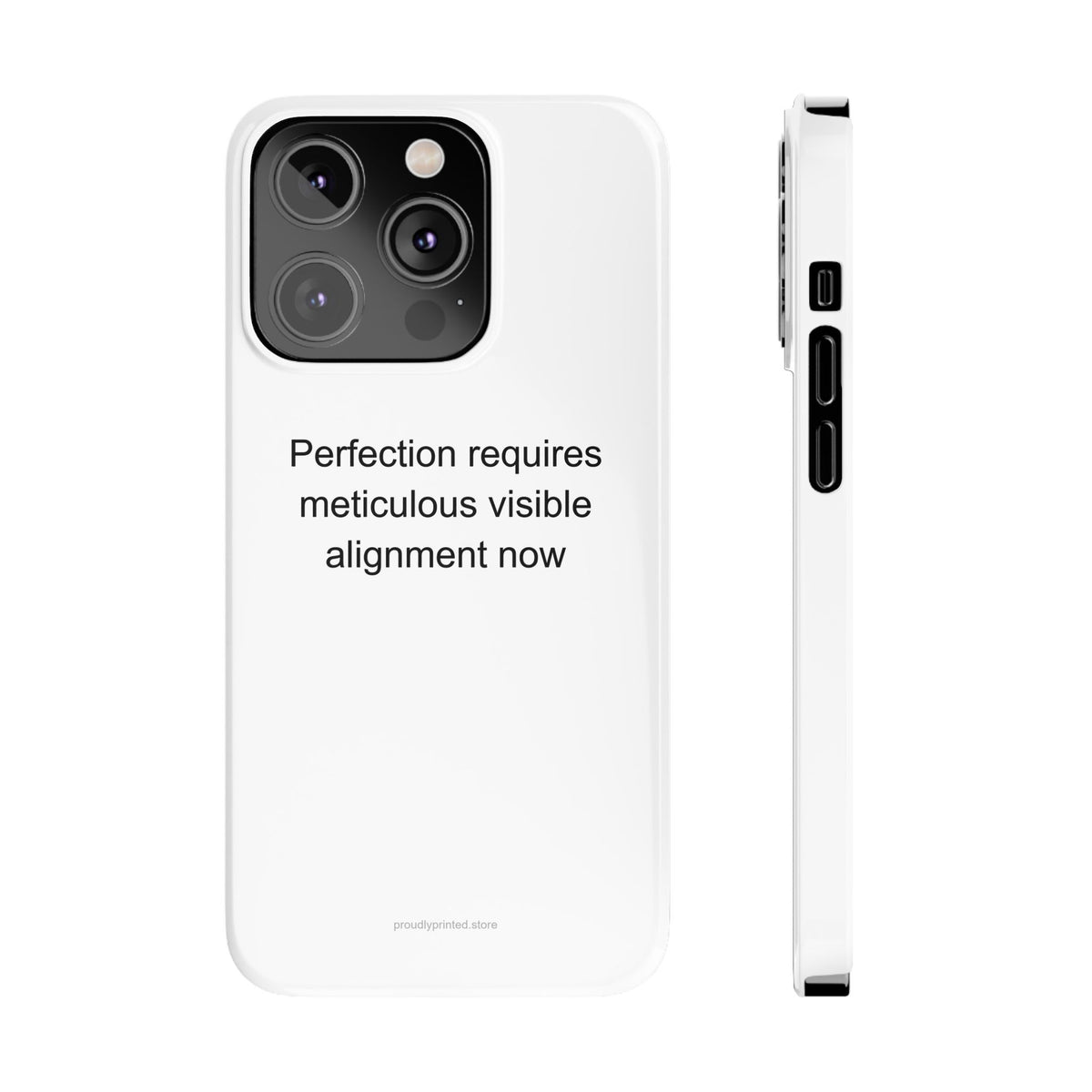 OCD Pride Phone Case – Perfection Requires Meticulous Visible Alignment Now