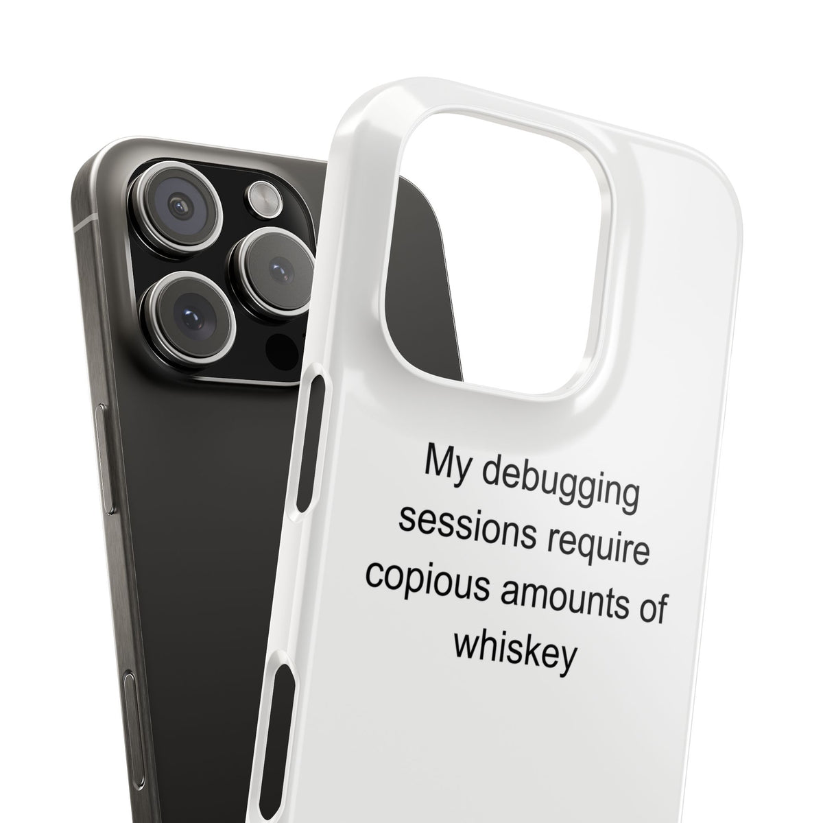 My debugging sessions require copious amounts of whiskey - Blockchain Developer