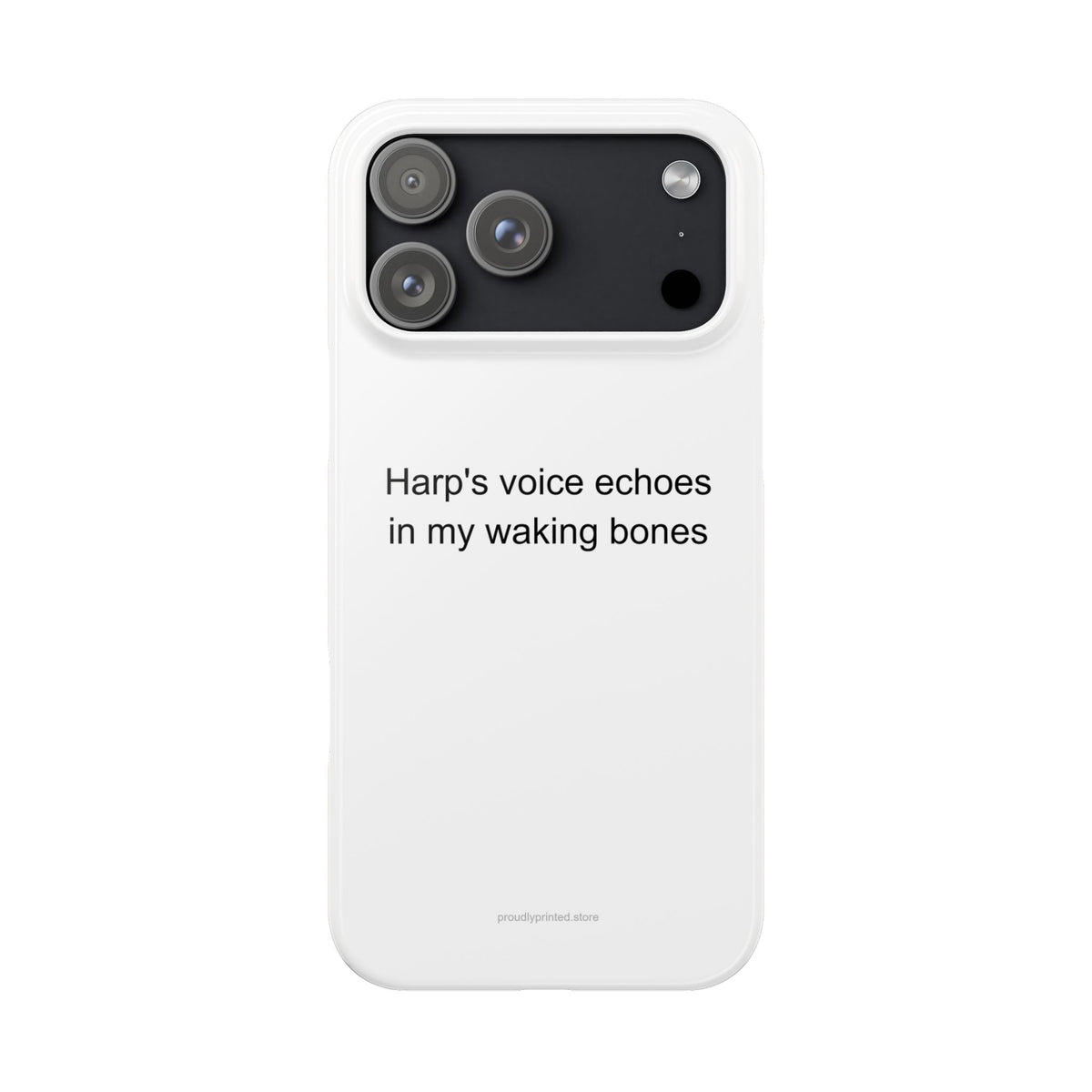 Harpist Pride Phone Case – Echoes in My Waking Bones