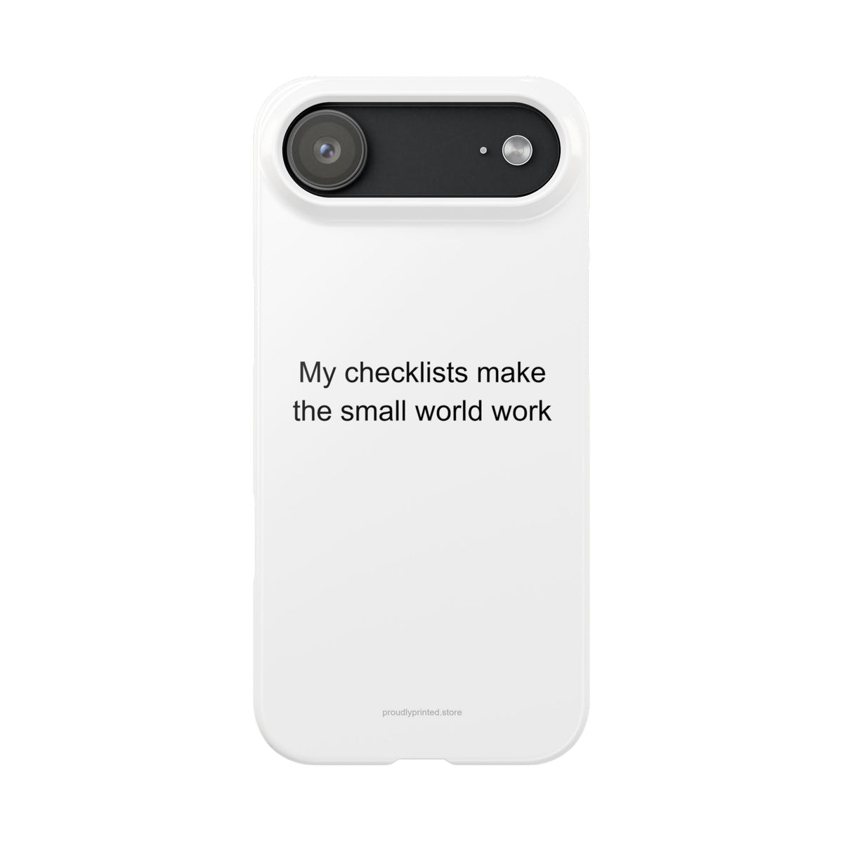 OCD Pride Phone Case – My Checklists Make the Small World Work