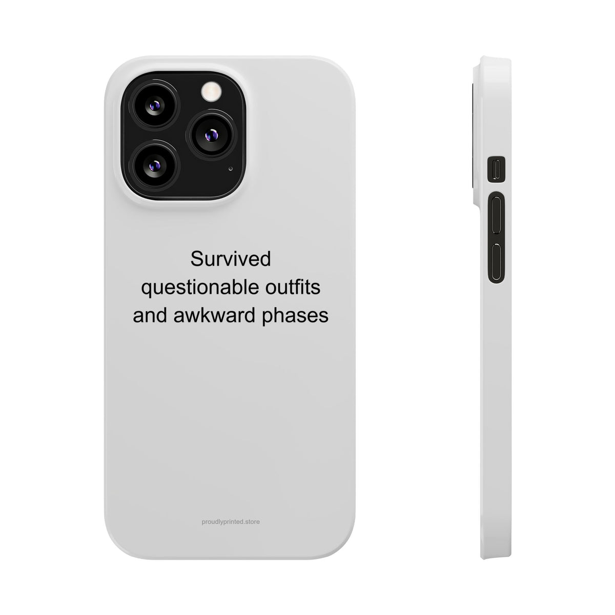 Sarcastic Aunt Phone Case – Survived Questionable Outfits & Awkward Phases