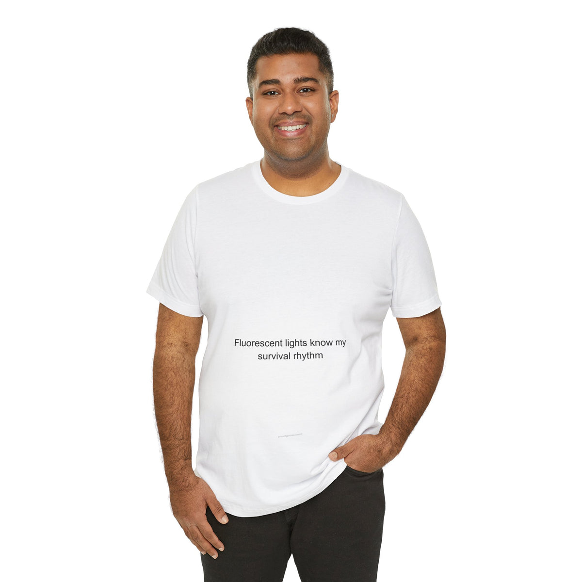 ER Nurse Pride T-Shirt – Fluorescent Lights Know My Survival Rhythm