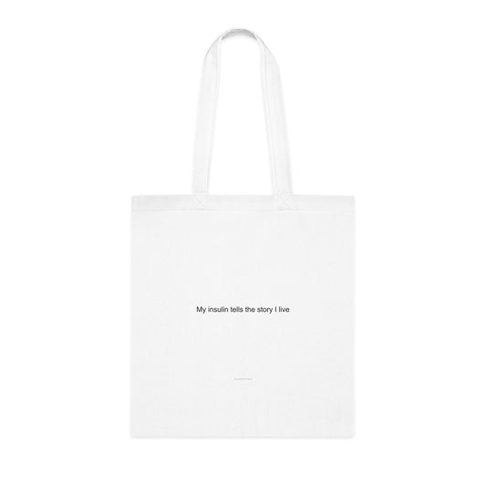 Type 1 Diabetes Warrior Tote Bag – Motivational Insulin Pride Gift