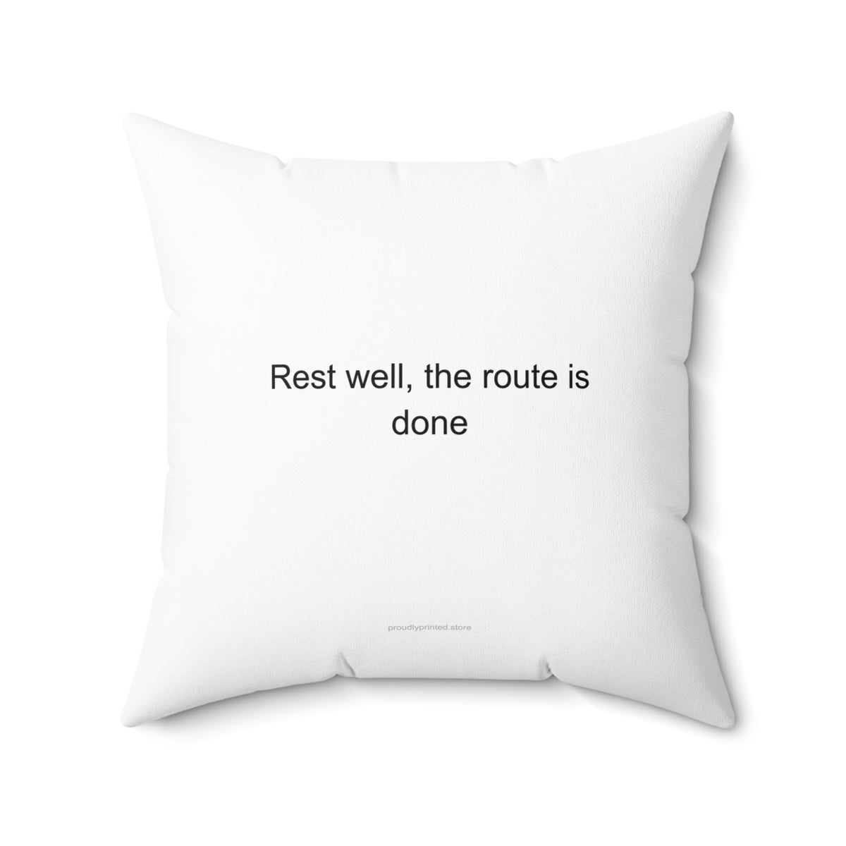Delivery Driver Pride Pillow – Rest Well, The Route Is Done