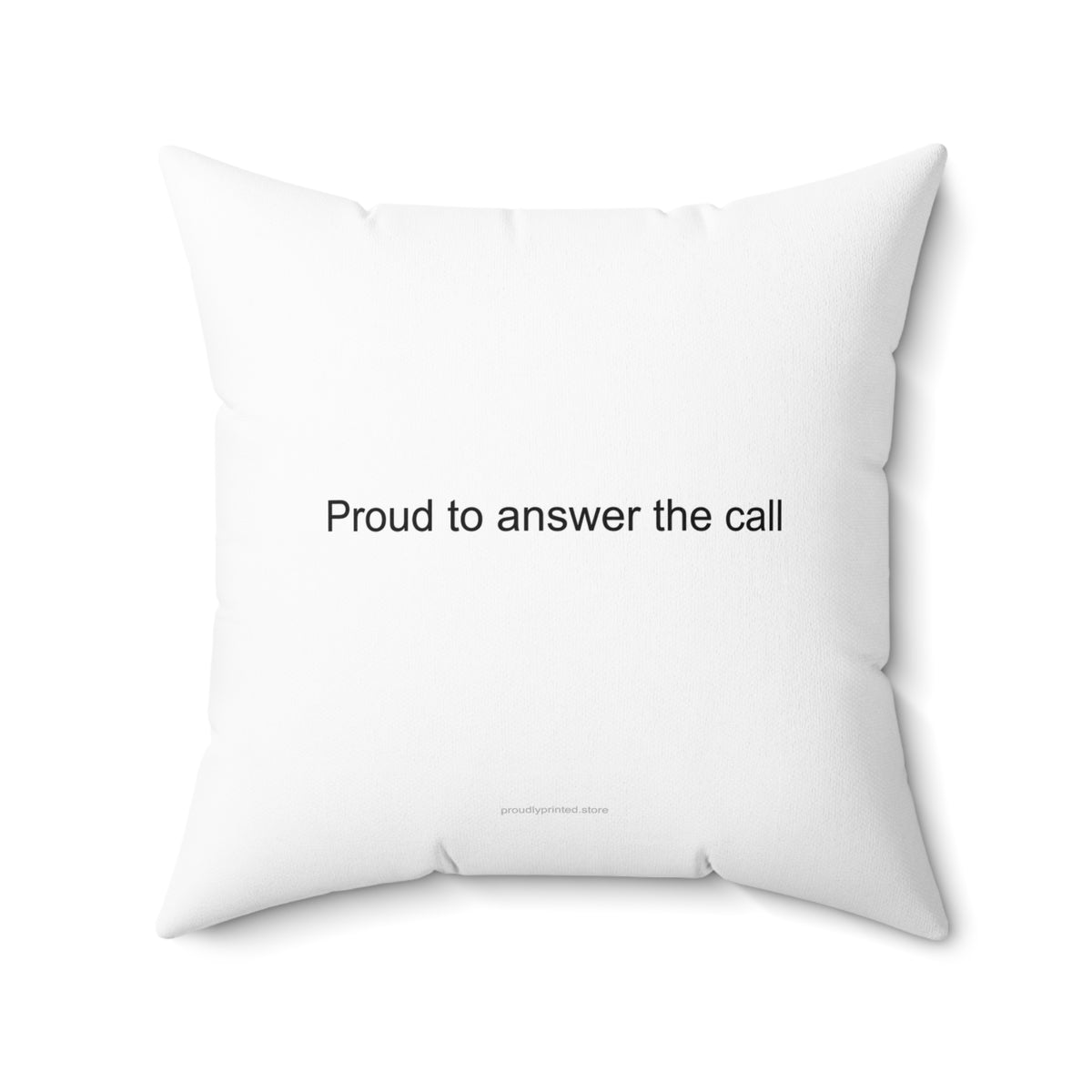 EMT Gift Pillow – Proud to Answer the Call | First Responder Throw Pillow