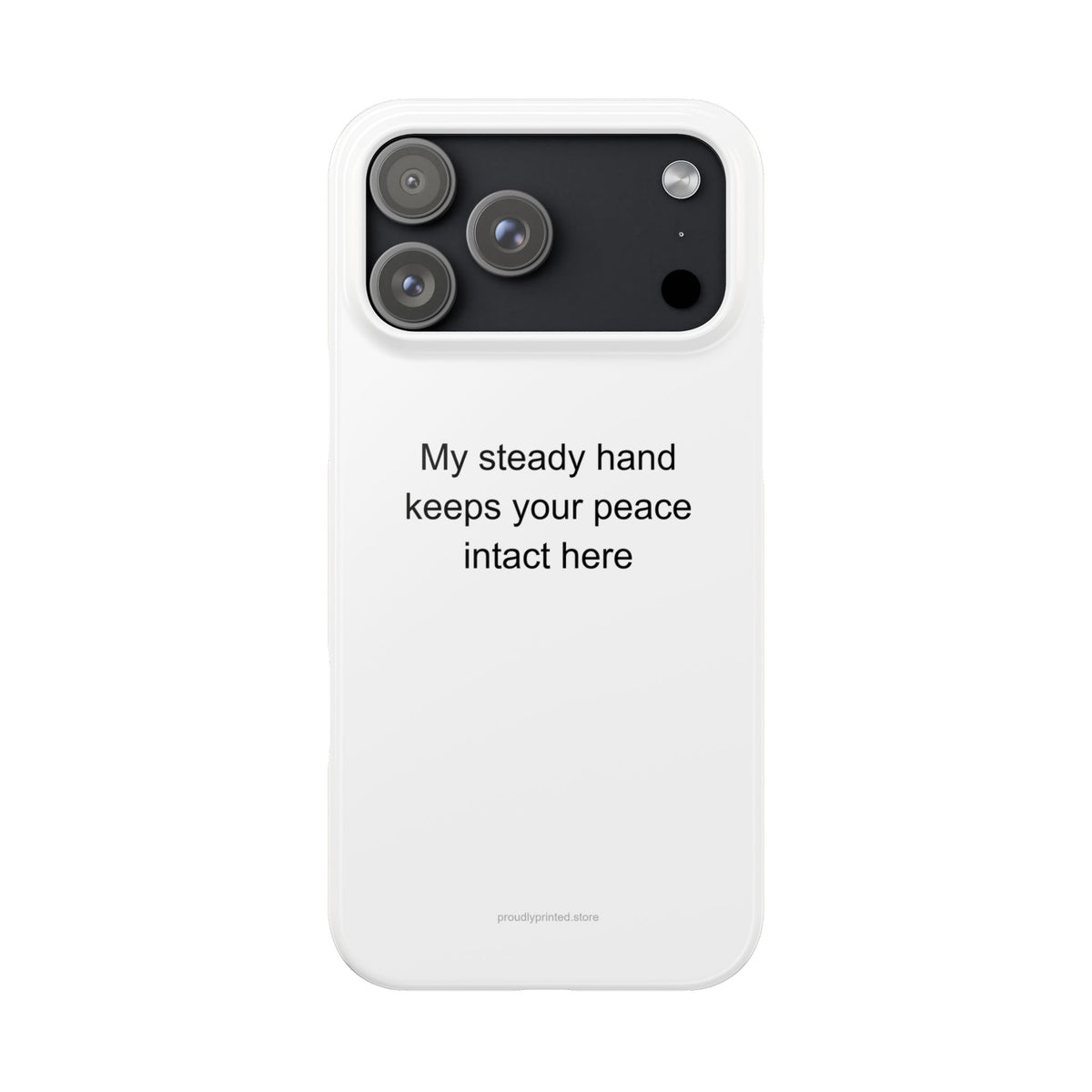 Correctional Officer Phone Case – Steady Hand Keeps Peace Intact