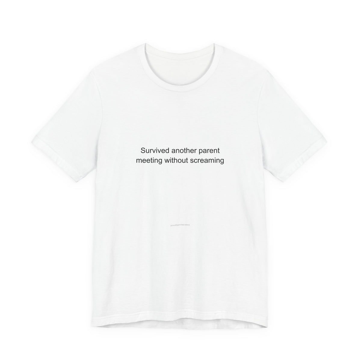 School Secretary Parent Meeting Survival T-Shirt | Funny Secretary Gift