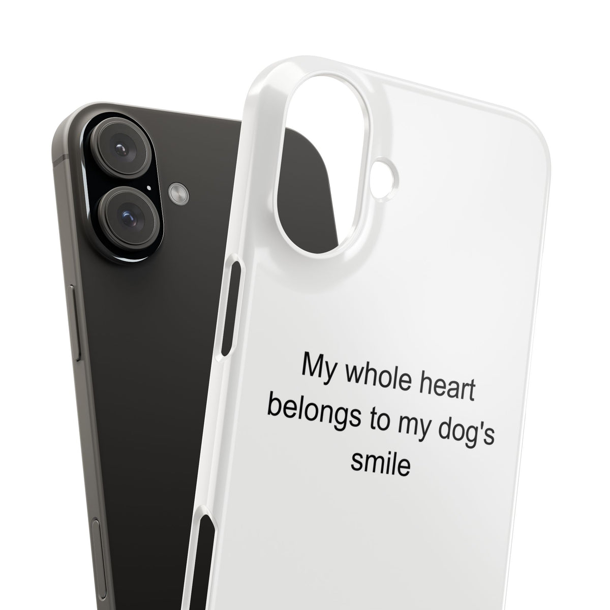 My whole heart belongs to my dog's smile - Australian Shepherd Owner Phone Case