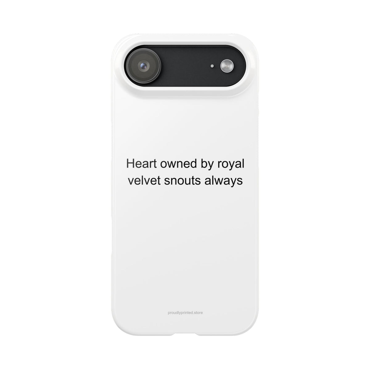 Cavalier King Charles Spaniel Owner Phone Case – Heart Owned by Royal Velvet Sno