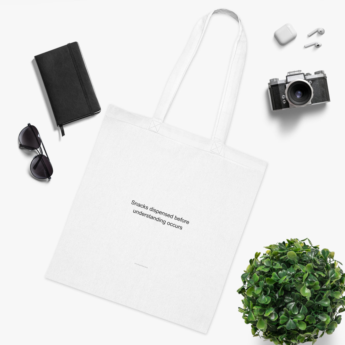 Sarcastic Aunt Tote Bag - Snacks Dispensed Before Understanding Occurs