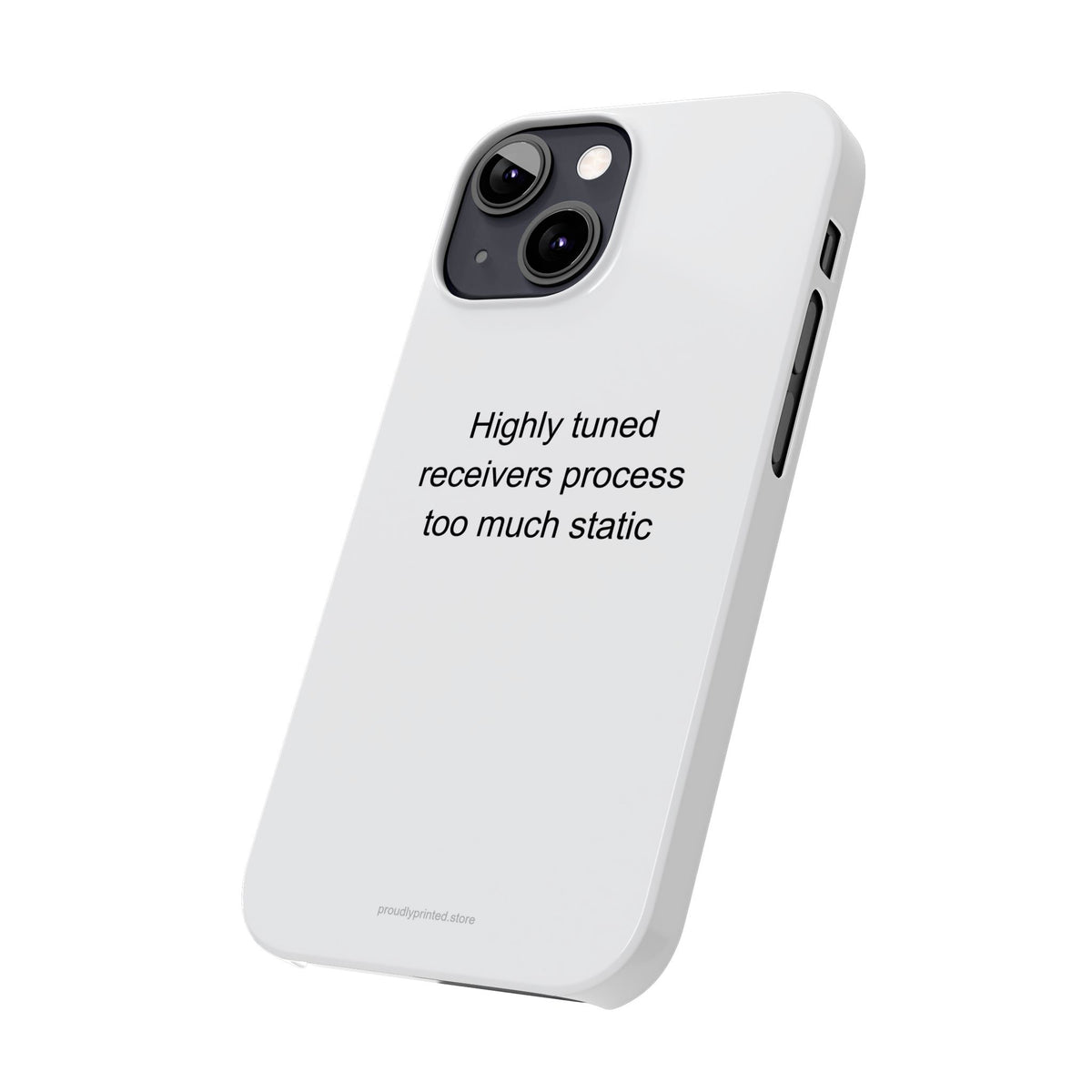Highly Sensitive Person Phone Case – Dark Humor Gift for HSPs