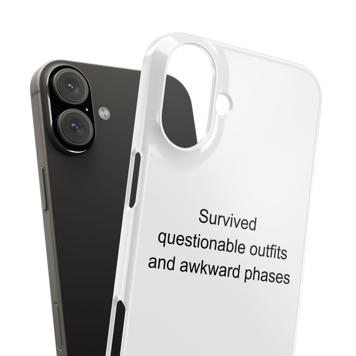 Sarcastic Aunt Phone Case – Survived Questionable Outfits & Awkward Phases
